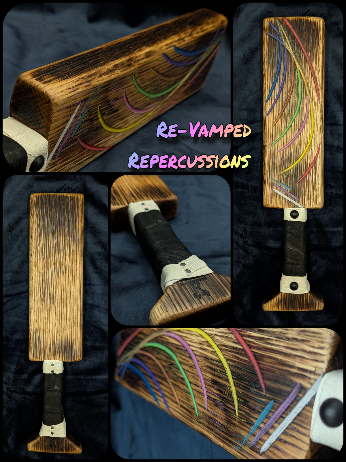 Rainbow Oak Paddle