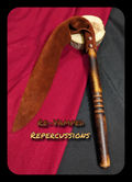 Burnt Orange Suede Dragon Tail