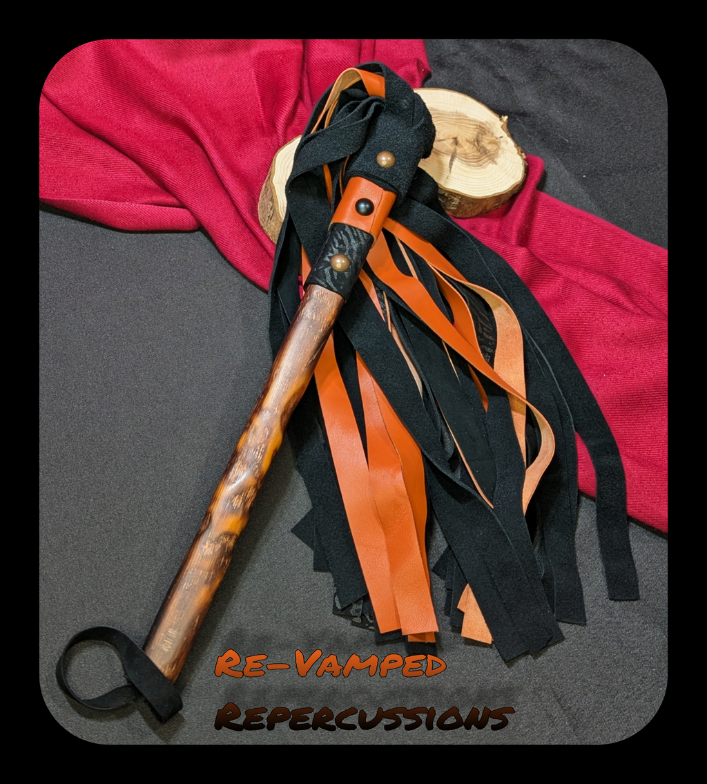 Black and Orange Long Flogger