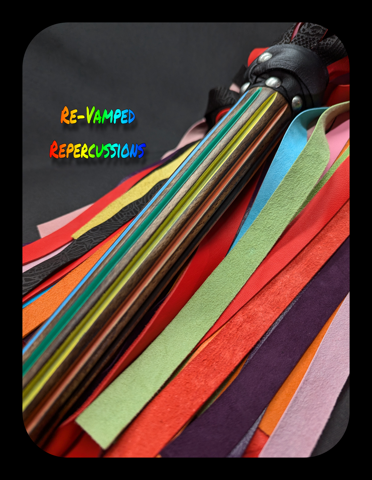 Heavy Rainbow Flogger